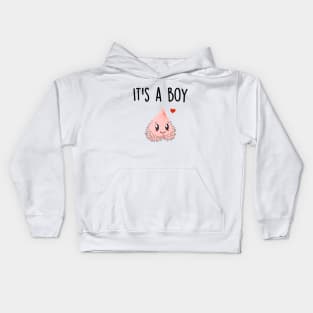 It's A Boy Baby Reveal Funny Kids Hoodie